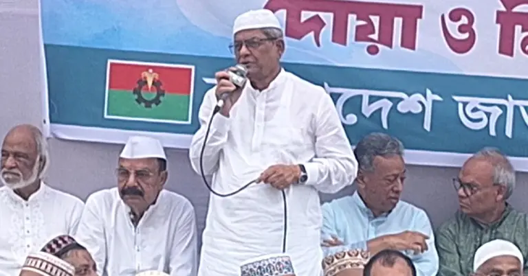 কথা বলেছেন মির্জা ফখরুল ইসলাম আলমগীর